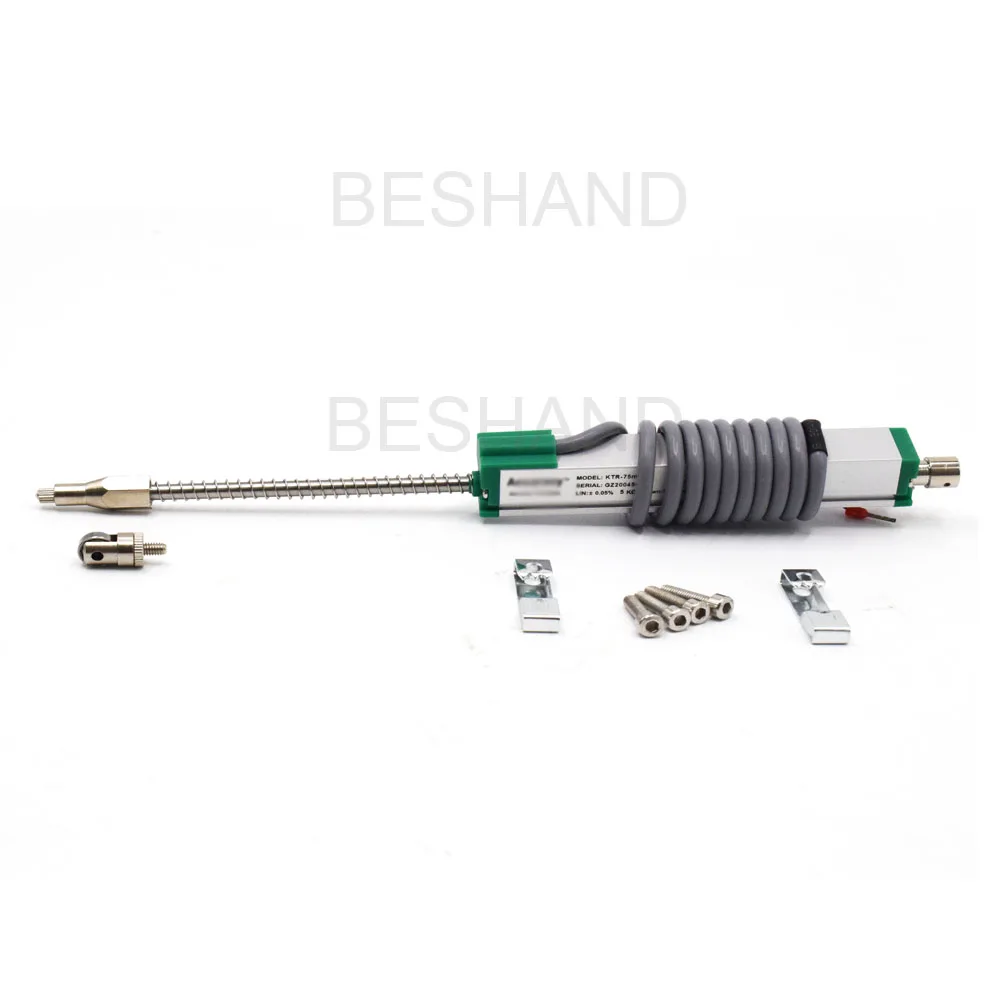 25-100mm Travel Linear Position Sensors Electronic Scale Mini Spring Automatic Reset Displacement Transducer Position Indicator