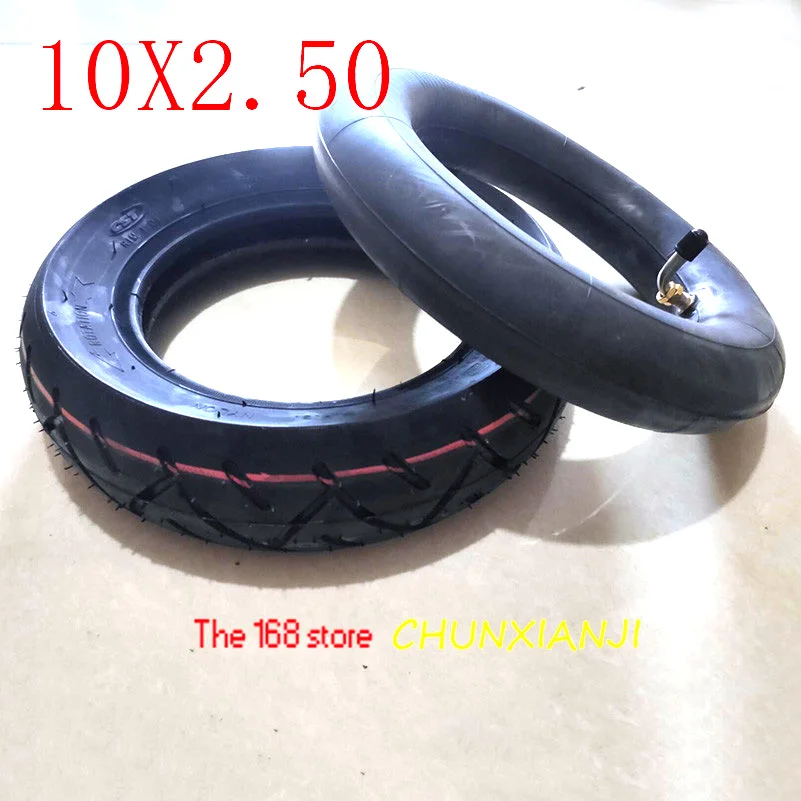 Lightning Delivery 10x2.50 Tube Tyre CST 10 Inch 10*2.50 Electric Scooter Inner  Outer  Explosion-proof  Advanced Tire