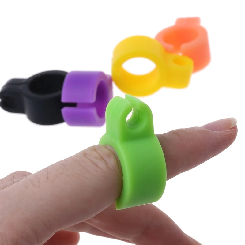 5pcs Silicone Cigarette Holder Ring for Smoker Hands For Console PC Gamers F3MF