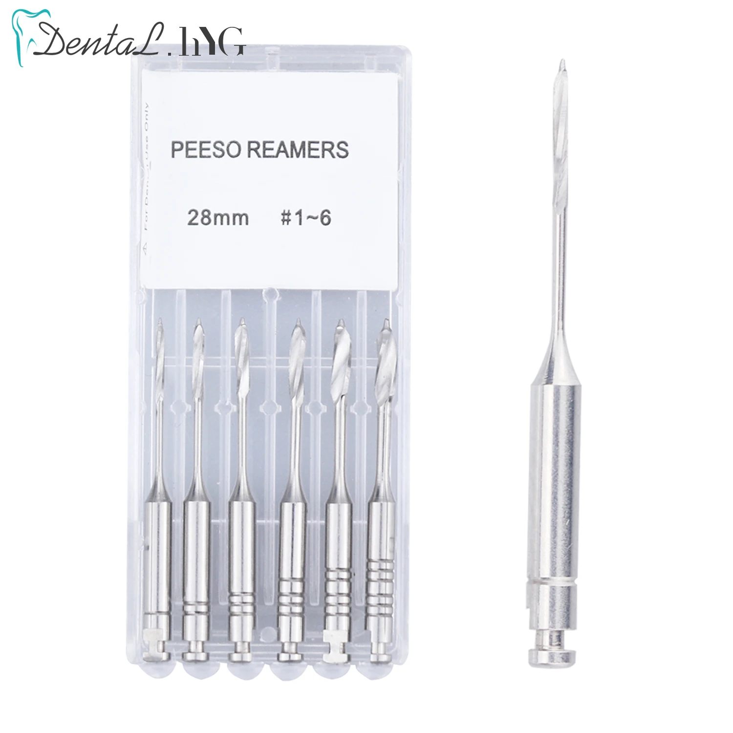 28mm #1-6 Dental Endodontic files Reamers Drill Burs peeso reamers Endo files peeso Dentist Materials