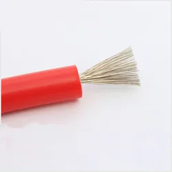 Cable de encendido para coche, cable de alto voltaje de núcleo único de silicona, 18, 20, 11, 9 AWG, 25KV, 30KV, 40KV, 17AWG, 16AWG, núcleo de cobre estañado