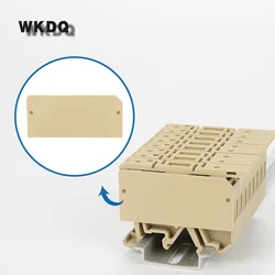APASK1 10Pcs End Cover Plate SAK Terminal Block Accessories For ASK 1EN Terminal Blocks Connector AP ASK1