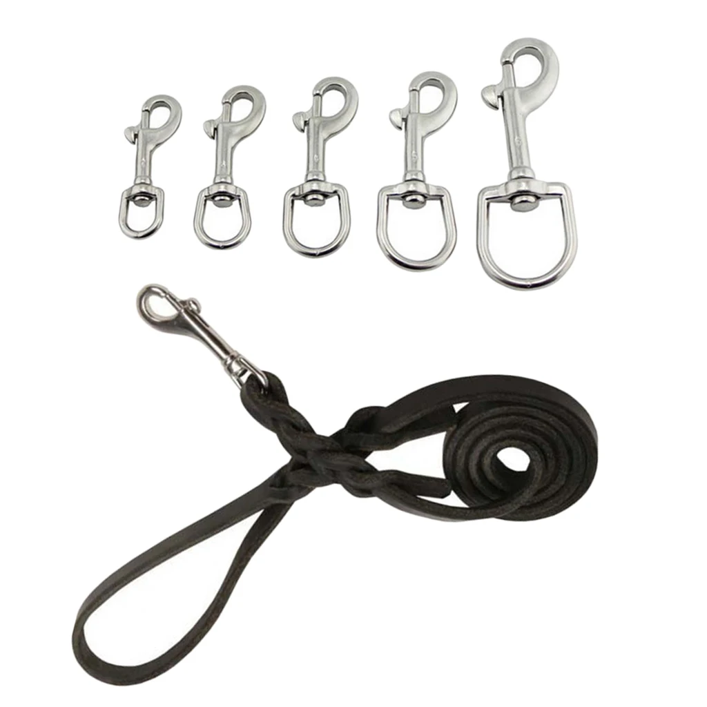 Duiken 316 Rvs Kogelstangkop Bolt Snap Hook Clip Marine Boten Swivel Bolt Snap Haak Voor Outdoor Water sport