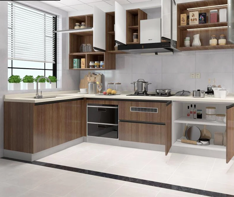 Cabinets custom-made whole kitchen cabinet counter surface modern minimalist small household-shaped u-shaped cabinet custom-made