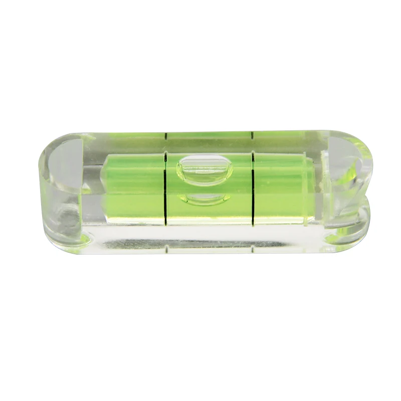 (10 stuks/partij) vierkante waterpas met montagegat niveaumeter mini hoge precisie niveau plastic waterpas hoge precisie