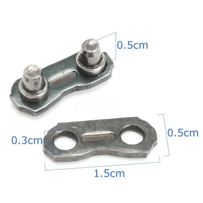 2024 New 10 Sets Stainless Steel Chainsaw Chain Joiner Link Fit for JOINING 325 058 Chain for Chainsaw Preset Straps Garden Tool