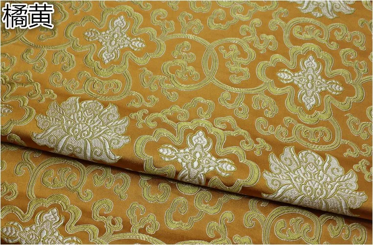 75x50cm Damask Jacquard Brocade Fabric For Apparel Costume Upholstery Furnishing Curtain Clothing Material Patchwork