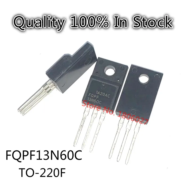 10pcs/lot   FQPF13N60C  13N60  MOS FET 13N60 13A 600V TO-220F