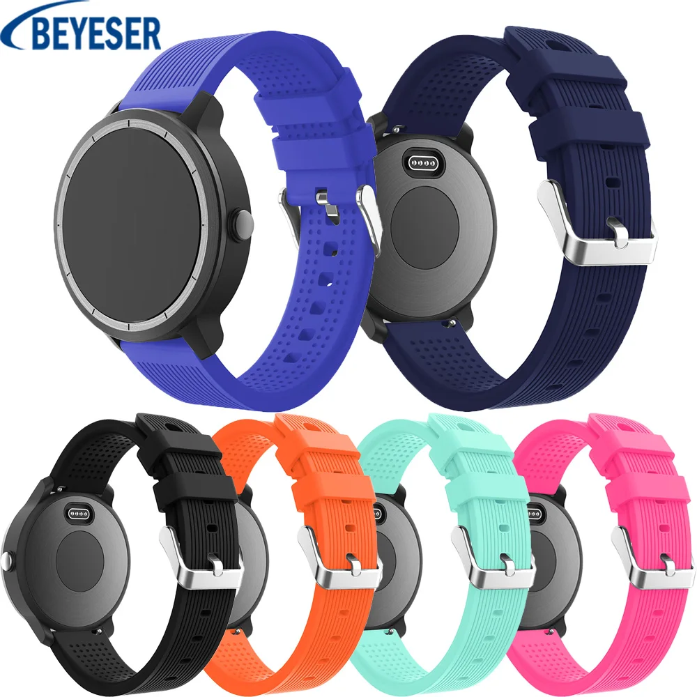 

20mm Universal Silicone Watchband For Samsung Galaxy Watch5/4/4classic Adjustable Bracelet WristStrap For Amazfit GTS3/2/GTS 2e