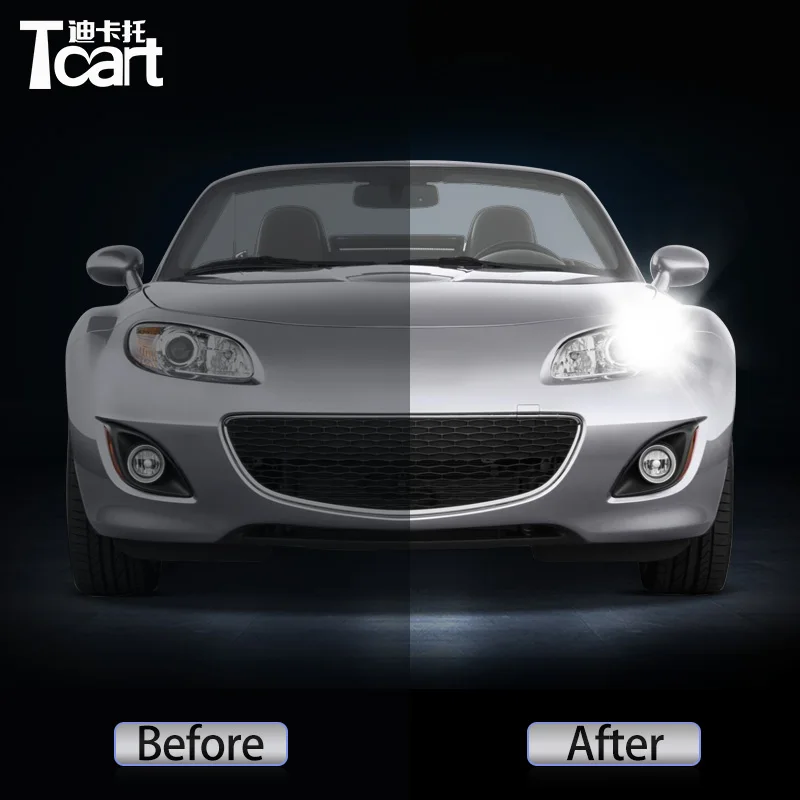 اكسسوارات السيارات لمازدا MX5 MX-5 (NC) 2006 ~ 2014 7440 WY21W T20 BAU15S 2 قطعة Led drl النهار تشغيل ضوء بدوره أضواء 2IN1