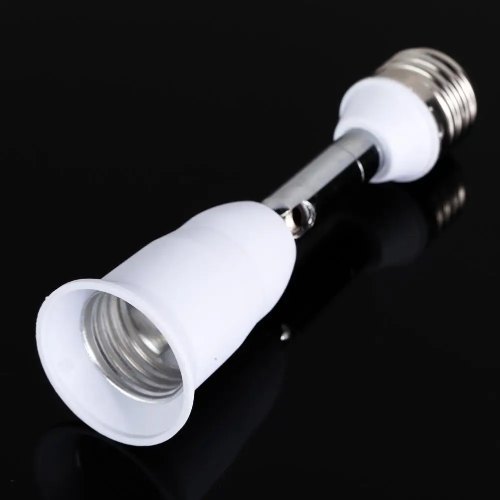 E27 a e27 flexível estender base de extensão led adaptador lâmpada luz conversor soquete acessórios iluminação