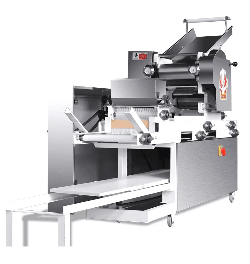 

220V Commercial Large-Scale Folding Noodle Machine Automatic Flour-Spreading Wonton Dumpling Skin All-In-One machine Equipment