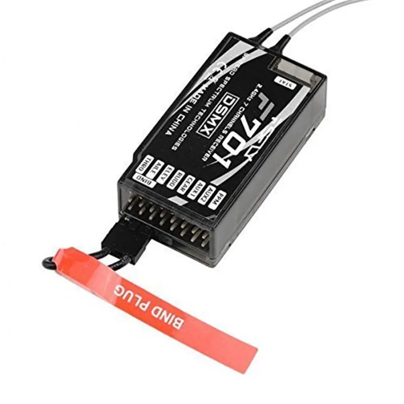 F701 RC Receiver PPM 2.4GHz 7CH DSMX DSM2 Spread Better Than Spektrum AR7000 For DX7 DX8 JR Transmitter for Helicopter