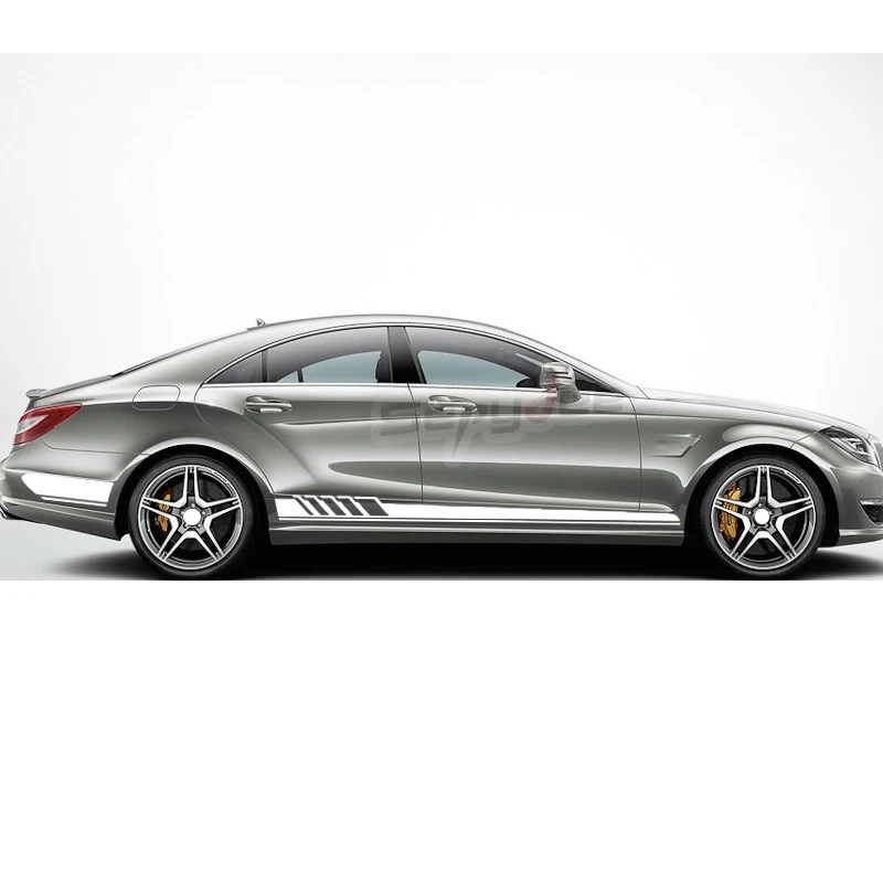 Edition 1 Door Side Skirt Stripes Stickers Decal For Mercedes Benz CLS Class W219 C219 W218 C218 X218 C257 CLS63 AMG Accessories