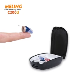 Meling C200d CIC Rechargeable Hearing Amplifier Invisible Mini Sound Amplifiers to Aid the Seniors and Adults for the Dropship