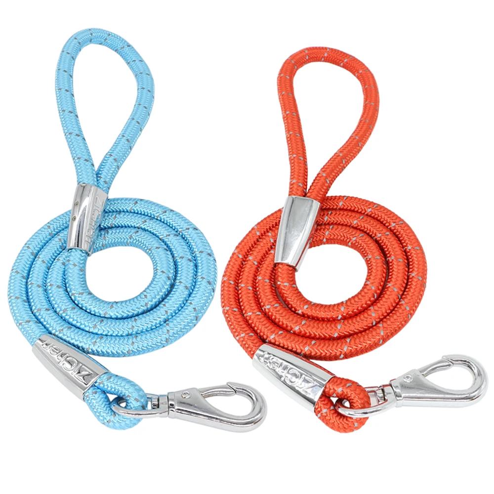 

Reflective Nylon Leash for Pet, Durable Leashes for Large Medium and Small Dogs, Walk Pet Leash, 2 Colors