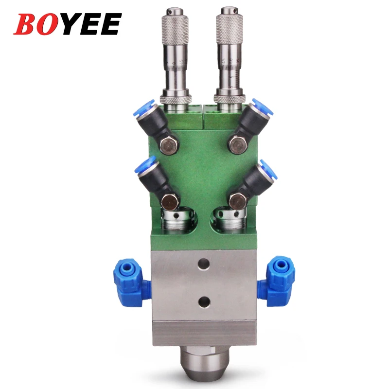 AB double liquid dispensing valve thimble type fine adjustment glue volume filling valve quick drying glue coating control