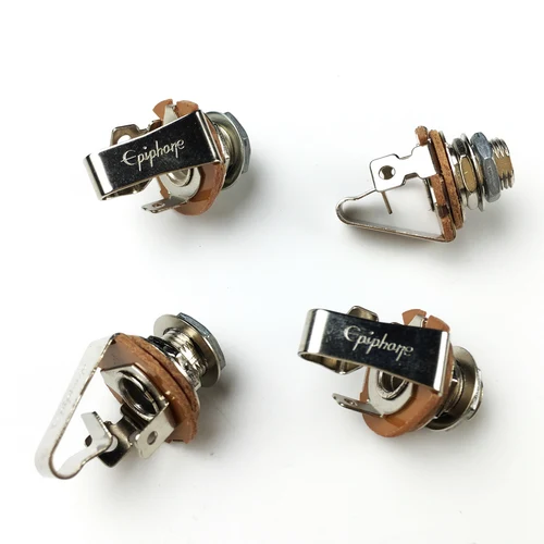 Imagen 2 del producto Conector de salida abierto corto Epiphone Original de 6,35mm de 1 pieza para bajo de guitarra eléctrica 【Hecho en Corea】
