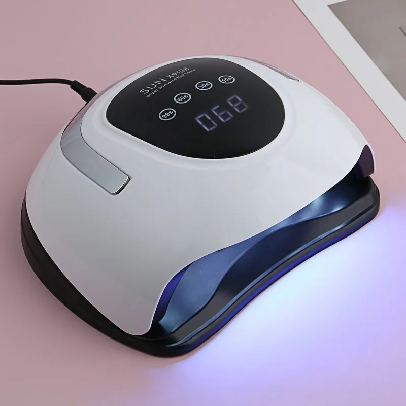 UV-LED-Nagellampe, Nageltrockner, 57 LEDs, schnell trocknend, Nagelgelpoliermittel, Maniküre, Pediküre, professioneller Nagelstudio-Lampentrockner