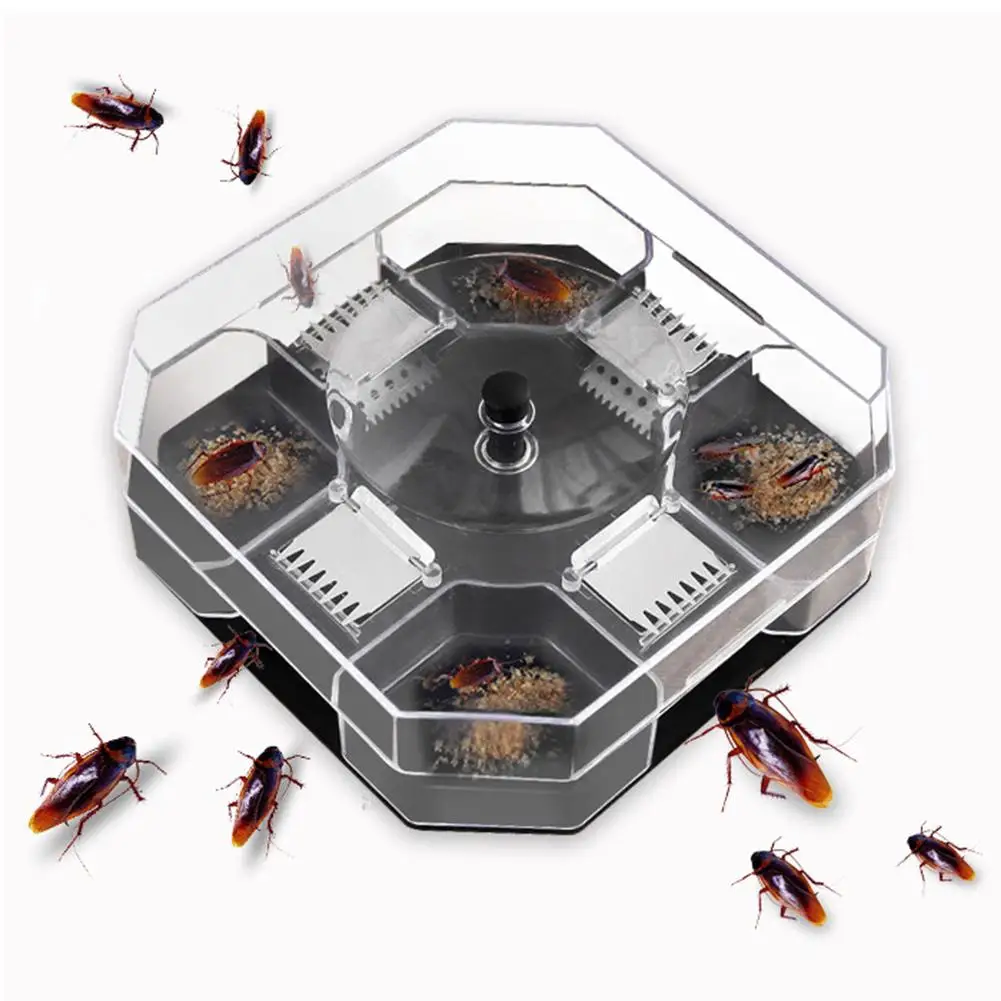 HOT SALES！！！New Arrival Insect Bug Flea Trap Catcher Cockroach Ant Luring Case Pest Control Killer Box  Wholesale Dropshipping