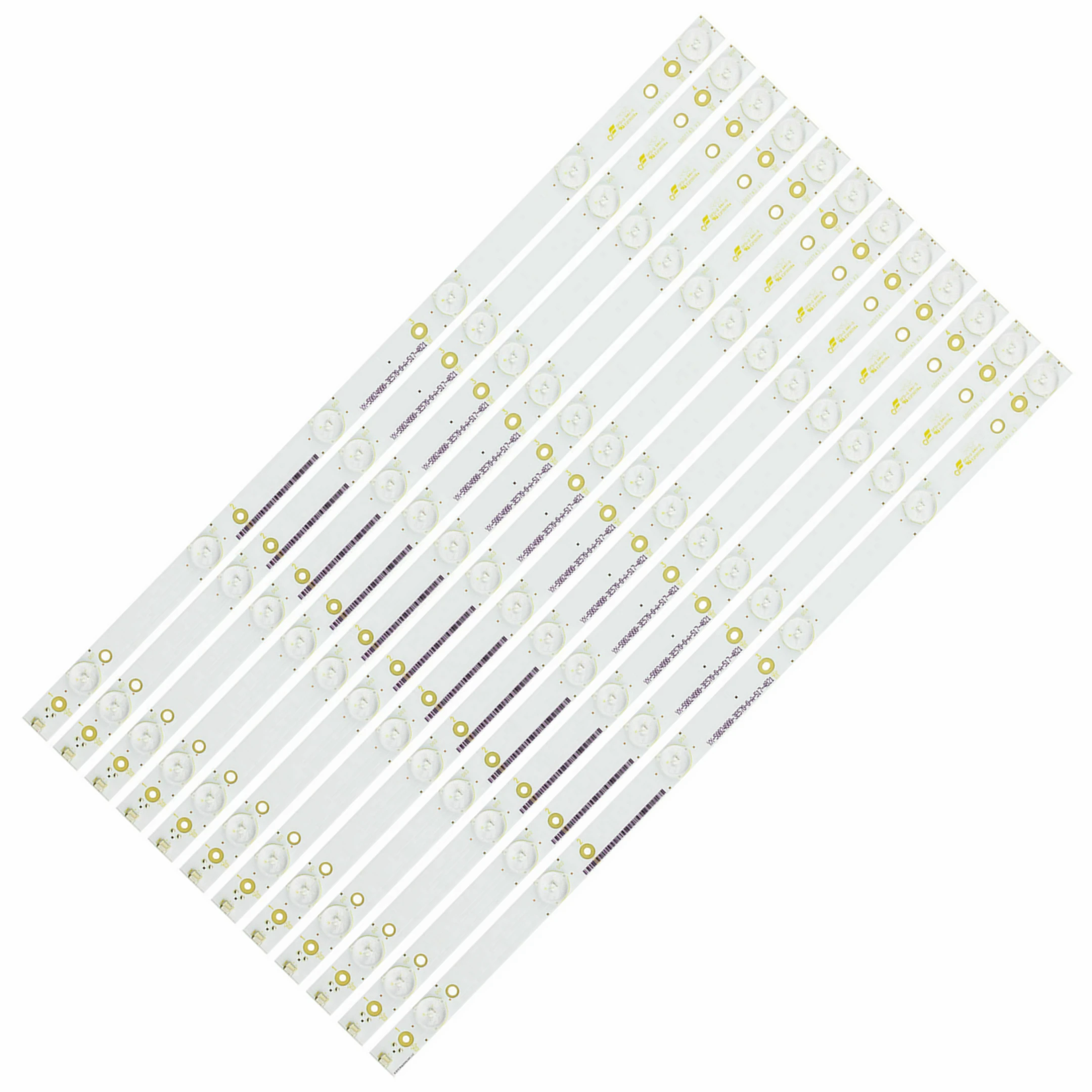 12 Buah Strip Lampu Latar LED untuk EVTLBM500P0601-DN-2 LB50057 500TT43 V3 500TT43 V4 50D3506V1W6C1B47217M