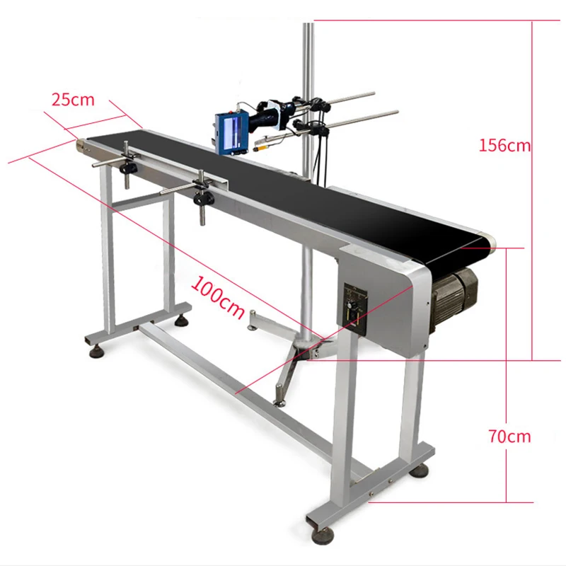 630 smart inkjet printer food production date small automatic coding machine assembly line labeling time price QR code serial