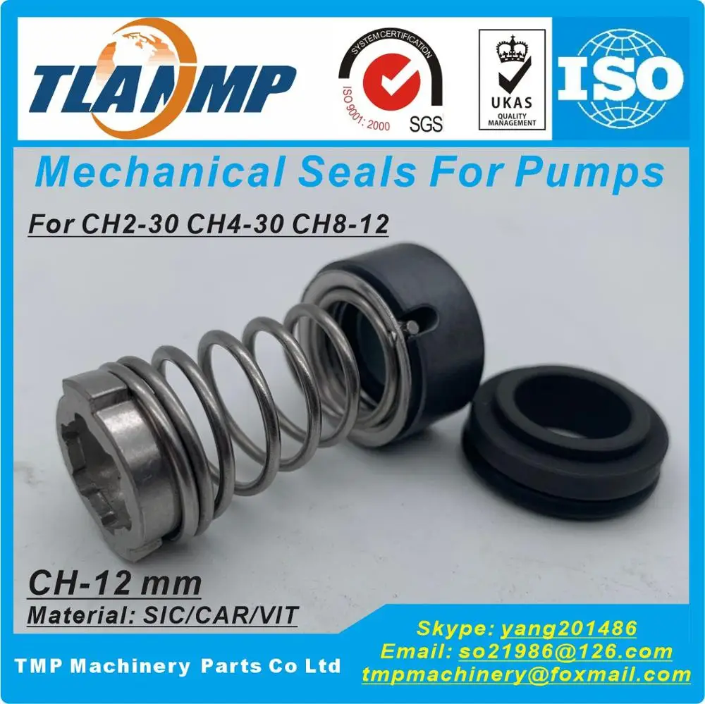 CH-12 , CH2-30 , GLF-D-12 Mechanical Seals TLANMP Shaft 12mm For CH2-30 / CH4-30 / CH8-12 CR2/4 SPK2/4 pumps