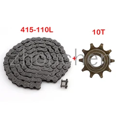 49cc/66cc/80cc 415 chain 110 links With Drive Sprocket suitable for  electric bicycle engine parts