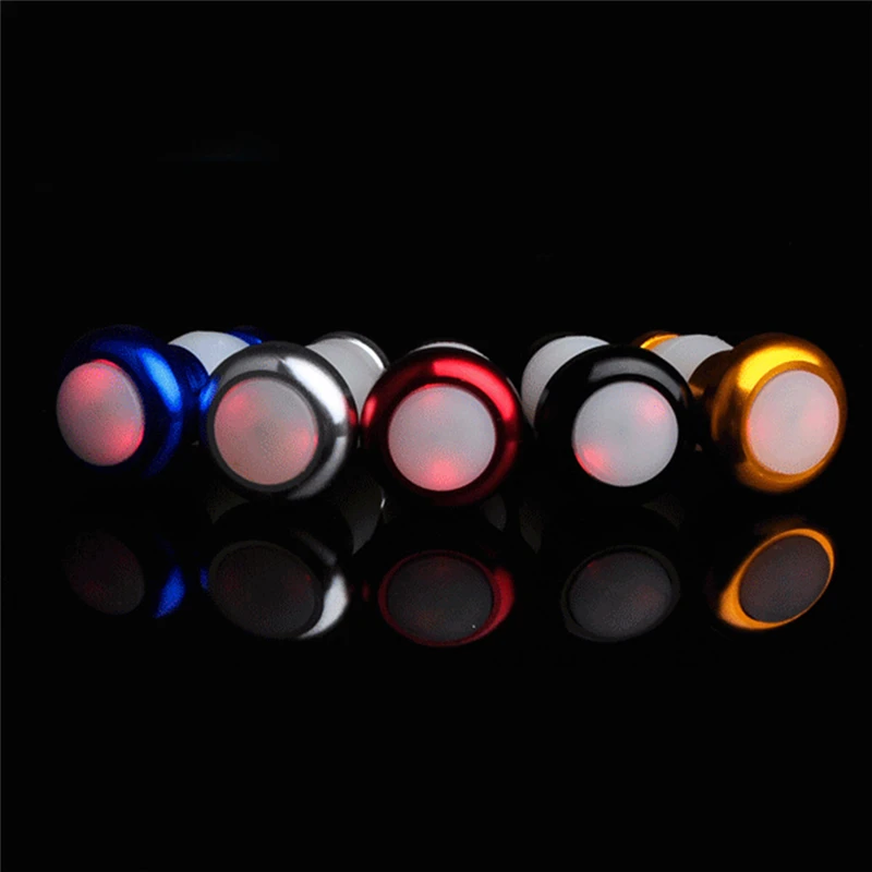 2PCS Bicycle Light Battery Powered Bicycle Handlebar Light Bike Signal Lamp Cycling LED Bar End Plugs Indicator Safety Lights