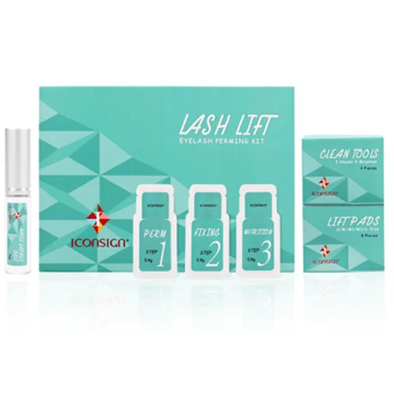 Lava Lash High Quality Lash Lift Kit ICONSIGN Fake Eyelashes Curler Perm Kit Easy Use Professional Women Lifting Makeup Tool