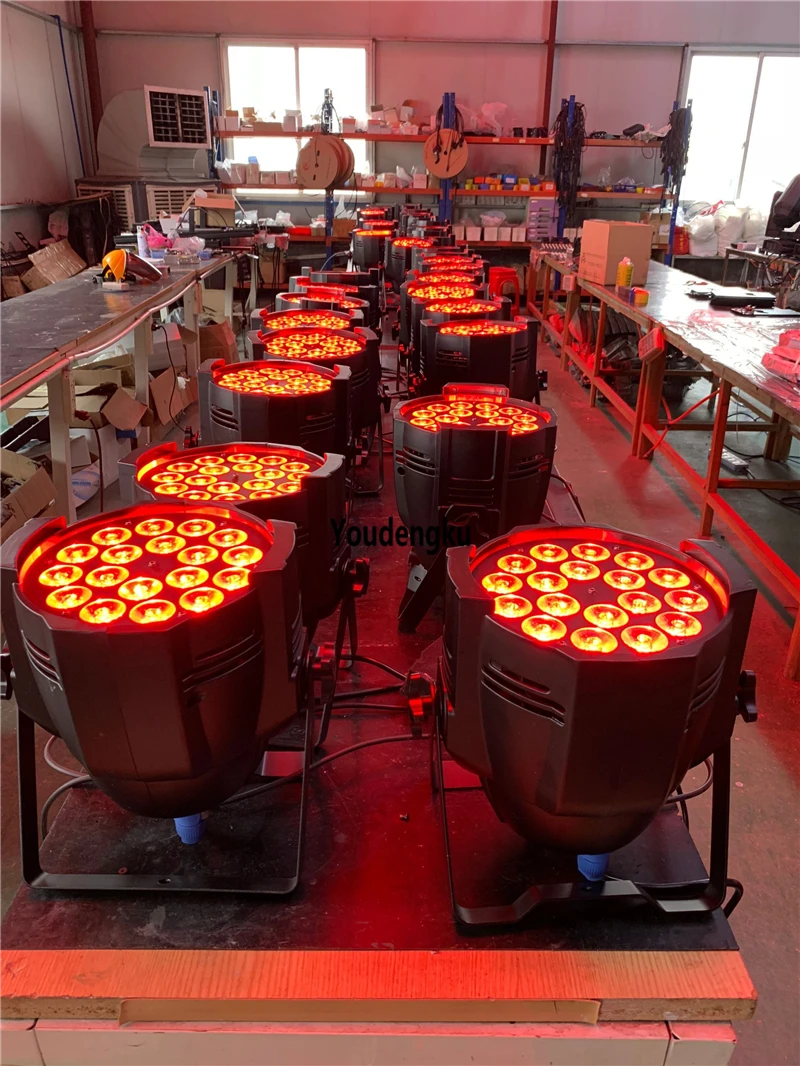 8pcs Bigdipper led Par light 18*10W RGBW 4 in1 led par 64 ktv led par can stage light