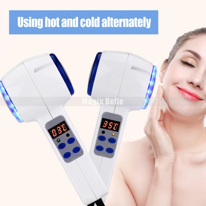 

Hottest Cryotherapy Blue Photon Hot Cold Hammer Facial Lifting Rejuvenation Machine Face Care for Home Use