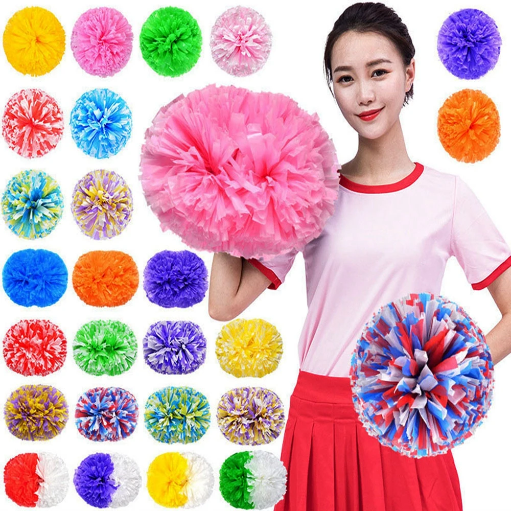 30cm Game Sports Pom Poms Cheerleading Cheering Flower Ball Match Vocal Dance Party Concert Decorator Come On Props Club Supply