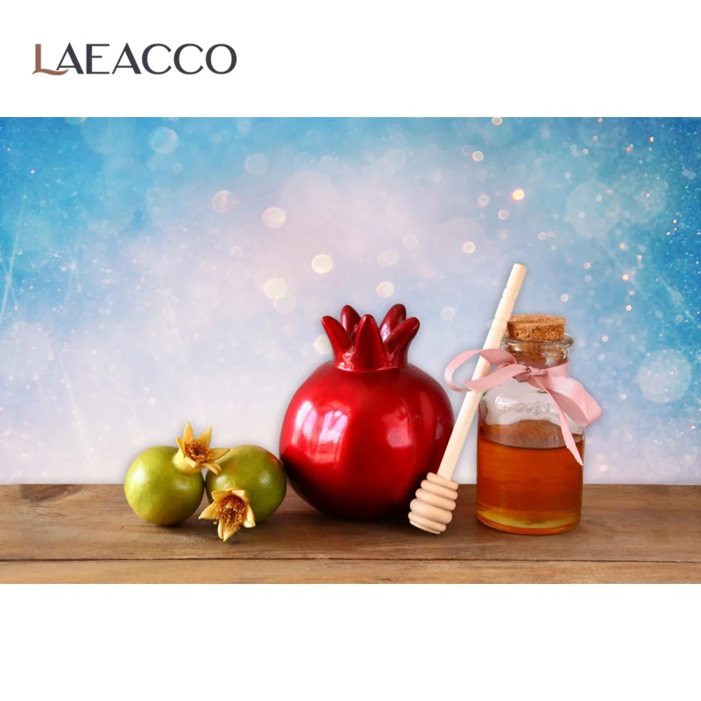 Rosh Hashanah مهرجان فاكهة الرمان الأزرق منقطة حفلة ملصق التصوير خلفية التصوير خلفية التصوير استوديو الصور