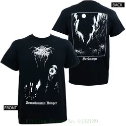 Authentieke Darkthrone Transilvanian Hunger Album Cover T-shirt Sml Xl 2Xl Nieuwe Heren Hoge Kwaliteit Tees