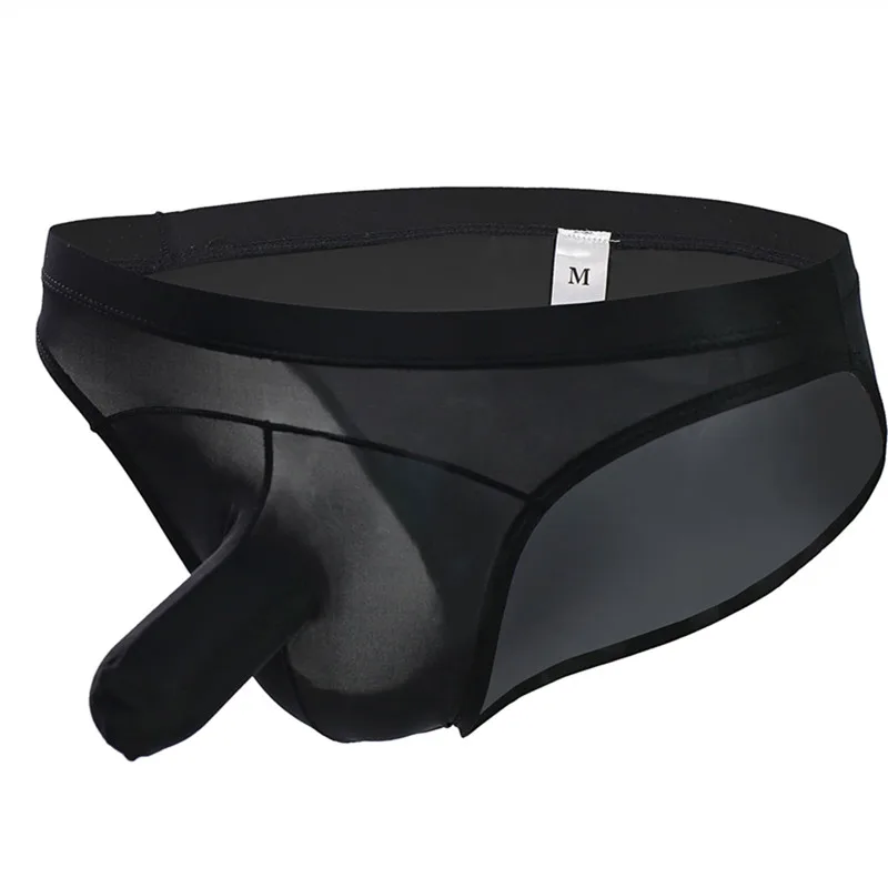 

Jiajiang Elephant Nose Underwear Male Ice Silk Triangle U Convex three-dimensional design intimate sexy underwear