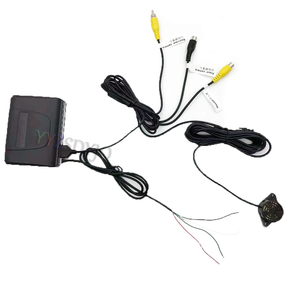 

Dual-core Car Parking Sensors 8 Redars Visual Control Box (Need To Connect 2 Camera And Monitor) Parktronic System 2