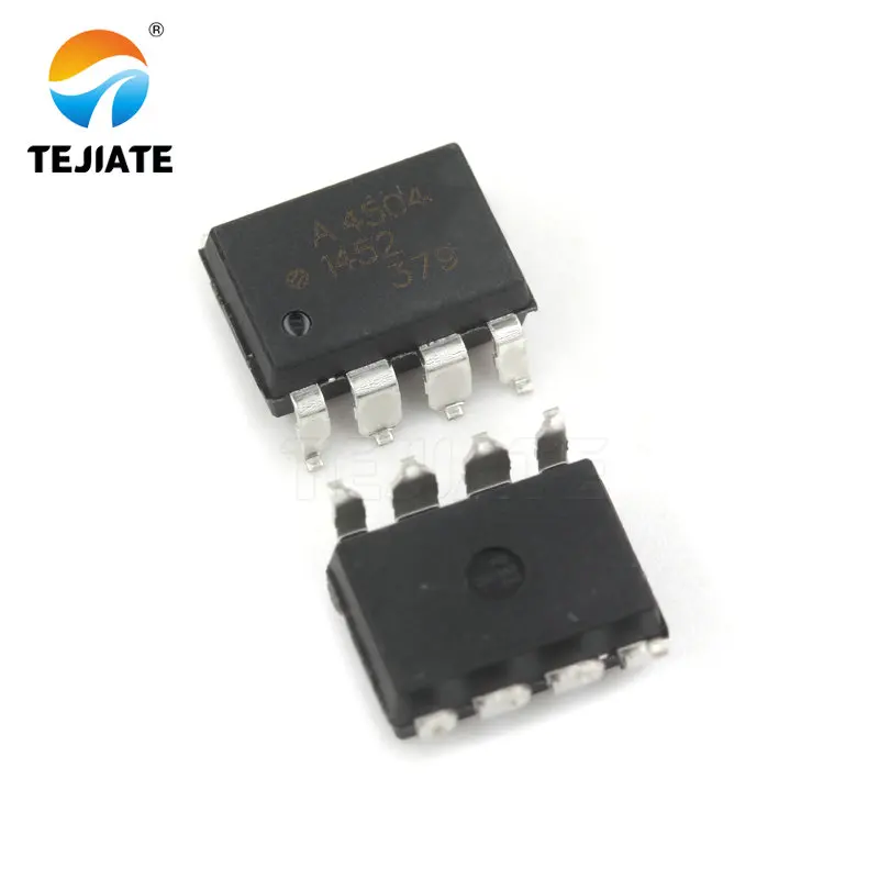 2PCS HCPL-4504 HCPL-4504-500E A4504  CHIP SOP8