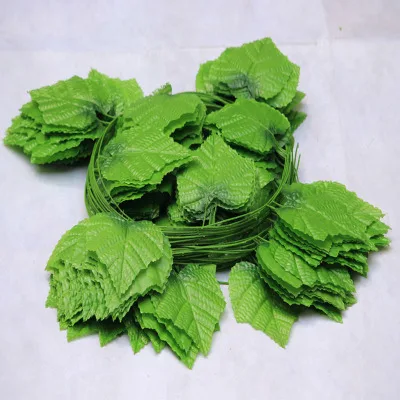 12pcs  Artificial Leaf Vines Climbing Plant Wedding Home Wall Decoration  Fake Leaves Rattan maple vine grape vine