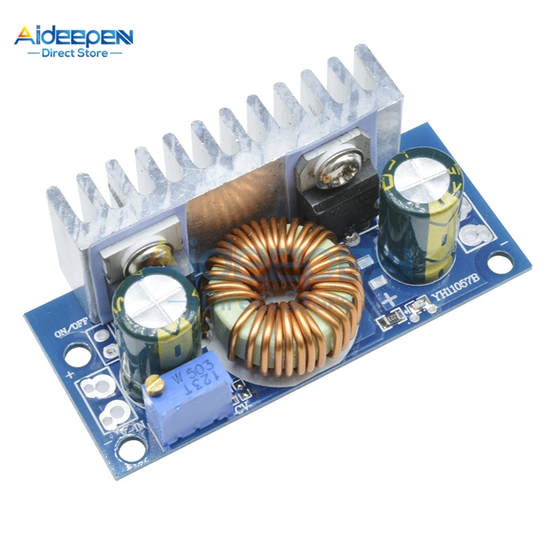 DC-DC Boost Converter Board 4.5V-32V to 5-42V 6A Step Up Adjustable Power Supply Module Non-isolated Short Circuit Protection