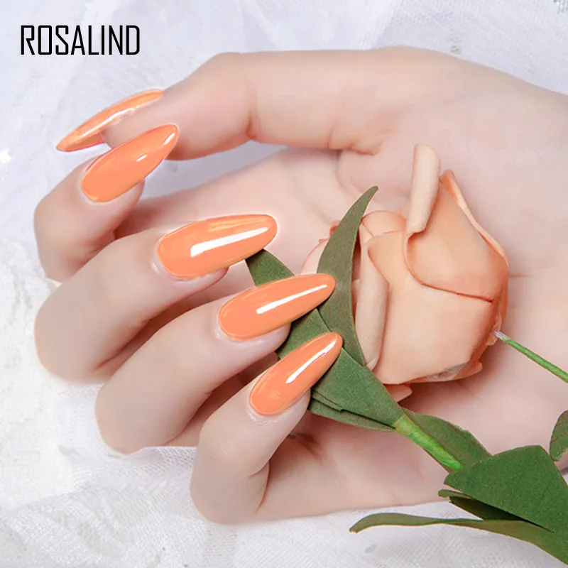 Rosalind Poly ขยายเล็บชุดเล็บ Professional Builder Poly เล็บเจล Matt Top Coat ชุดกดสิวใหม่