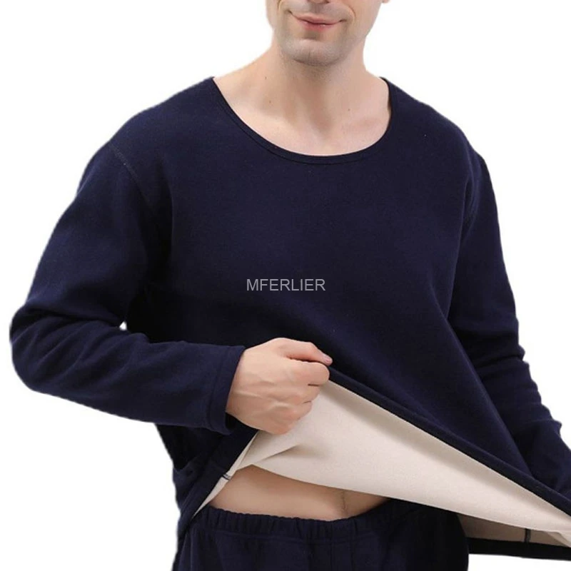 Winter Large Size Thermal Underwear Men 7XL Bust 140kg 6XL 5XL Thick Style Loose Underwear