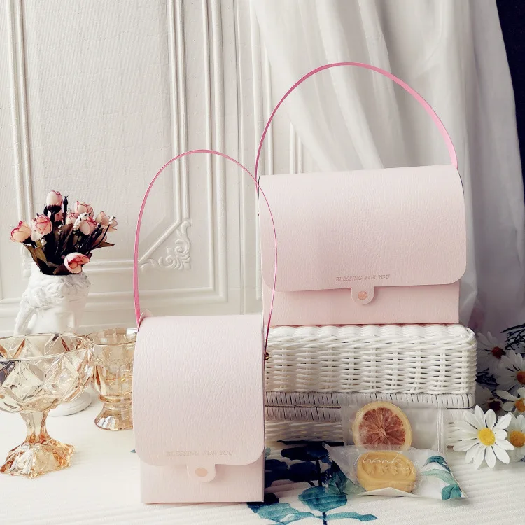 

Luxury Portable Handbags Candy Box Wedding Favors and Gifts Boxes Chocolate Box Bomboniera Giveaways Box Party Supplies Contain