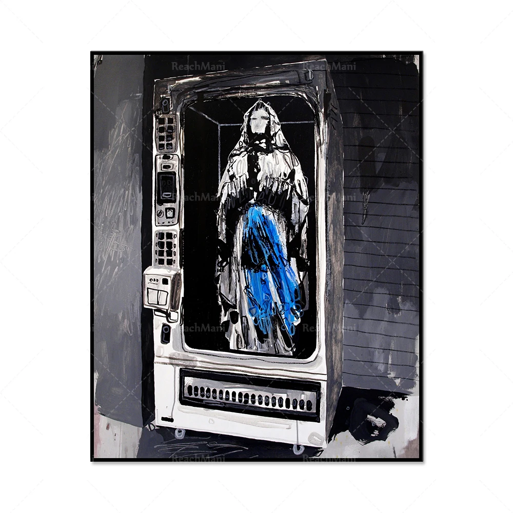 الكارب ماثيو الفن طباعة ثلاثة رؤساء الرعب السياسية الخارجي الفن غريب الجمجمة صراخ الخرسانة صراخ زاحف الزخرفية آخر #4