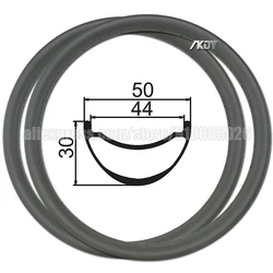 29inch Carbon Rims 50mm Wide Plus Hookless 29er MTB Rim AM/Enduro 30mm Depth Customizable Disc Tubeless Mountain Rims 29