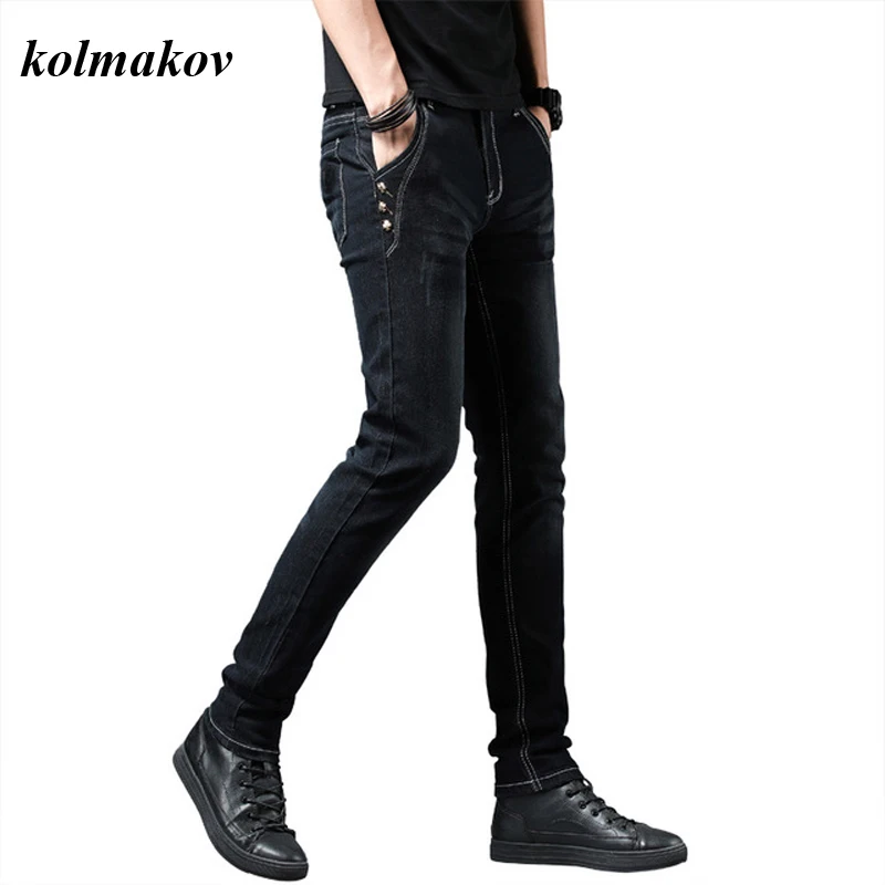 

New Arrival Style Men Denim Jeans Fashion Elasticity Men's Jeans High Quality Comfortable Slim Male Cotton Jeans Pants 27-36