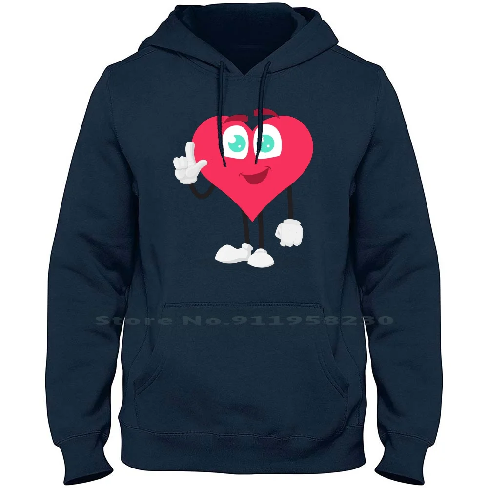 Heart Love Diversity Men Hoodie Sweater 6XL Big Size Cotton Diversity Clothing Romance Thing Heart Diver Love Iver Sit Red Ear