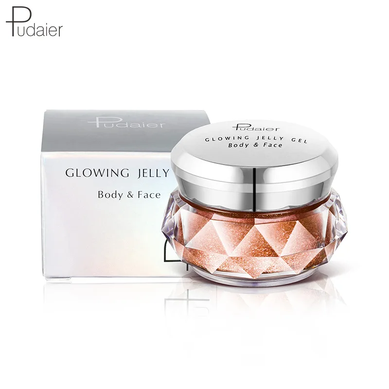 Pudaier Jelly Gel Jellygel Jelly Mặt Bóng Lỏng Cơ Thể Bóng Phấn Mắt Trang Điểm Phấn Mắt Đựng Mỹ Phẩm Tặng Cho Nữ Bán Chạy