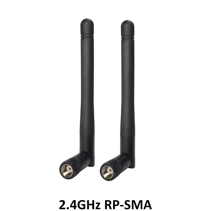 GRANDWISDOM 2pcs 2.4g antenna 3dbi sma female wlan wifi 2.4ghz antene pbx iot module router tp link signal receiver antena