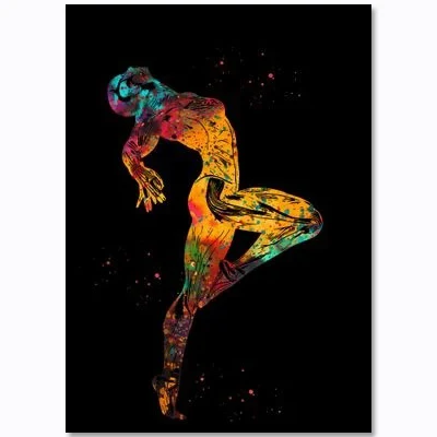 Colorful Human Muscles Skeleton Nordic Poster Man Women Clinic Wall Art Canvas Painting Wall Pictures For Living Room Unframed